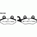 EBC Brakes Double-H Sintered Superbike Brake Pads Front - FA135R EBC Brakes Double-H Sintered Superbike Brake Pads Front - FA135R